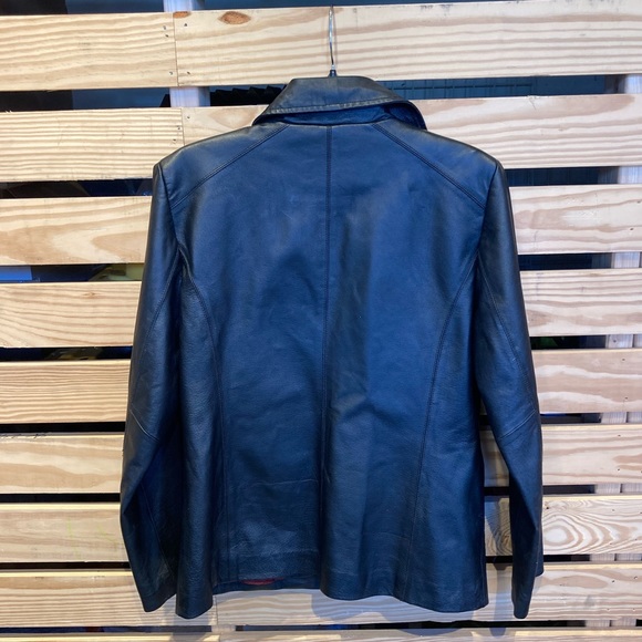 Vintage Genuine Black Leather Jacket - Picture 4 of 8